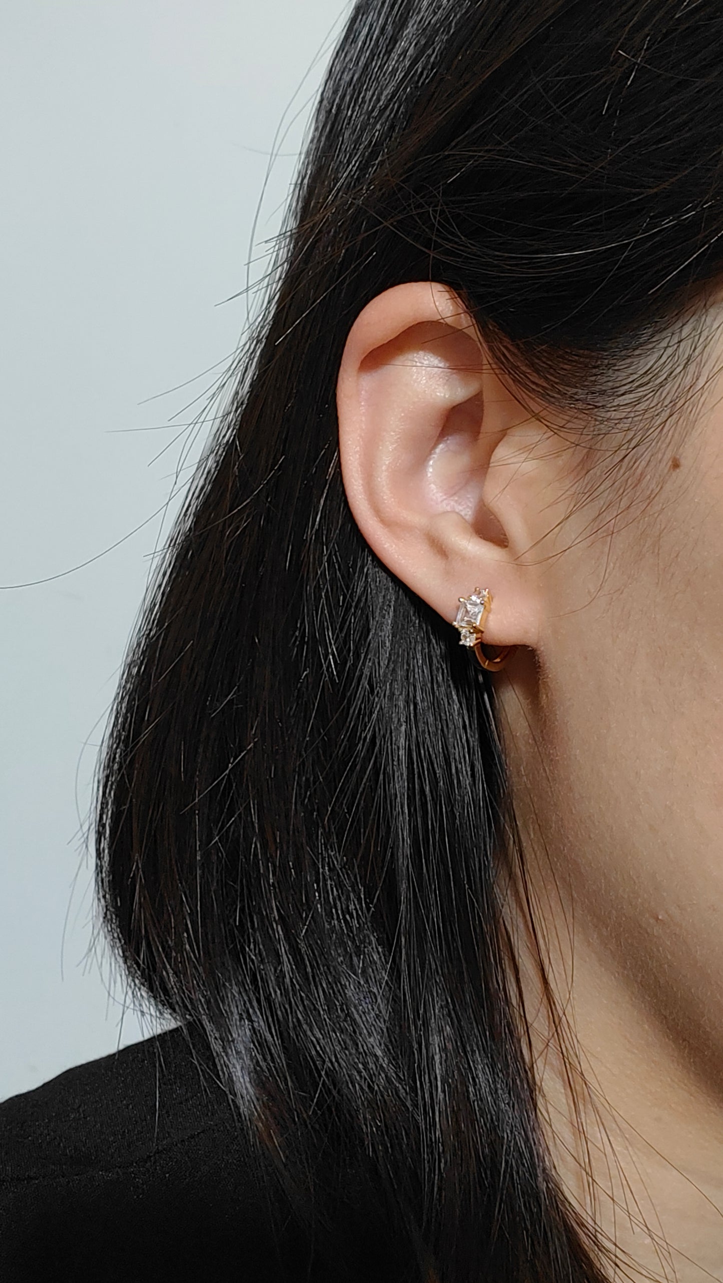 French Princess Sugar Cube Vintage Earrings