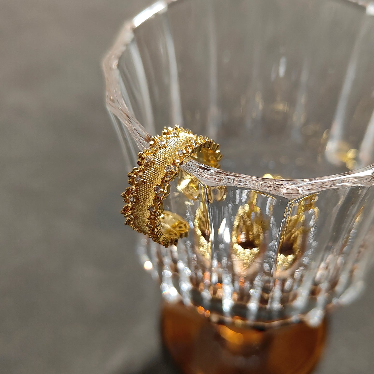 義大利精工雕刻金戒開口戒