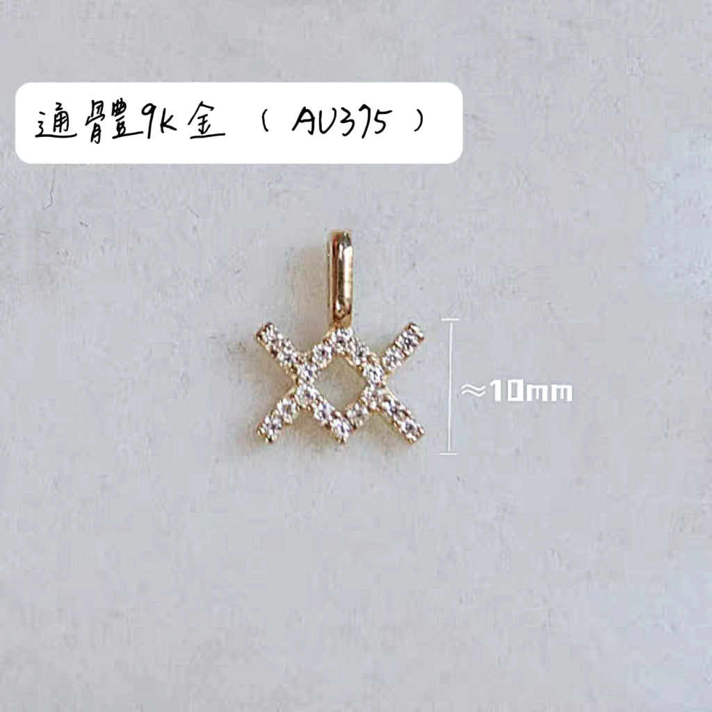 {Haute couture pure gold} 9K gold constellation necklace